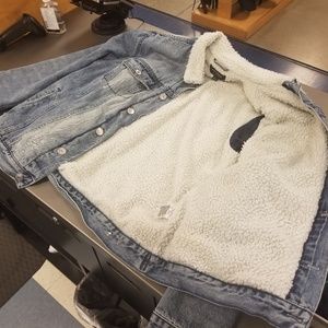 Denim Sherpa Jacket